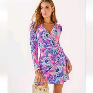 NWT LILLY PULITZER Jemma Sleeved Romper in multi totally koalafied size 2